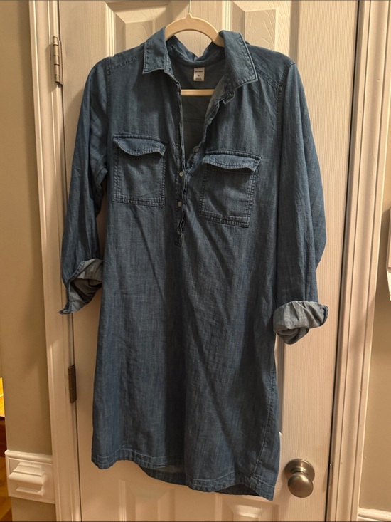 Old Navy Dresses & Skirts - Old Navy Indigo Chambray Shirt Dress